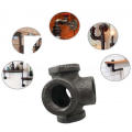 Cast Pipe Fitting 5 Way Female Cross